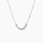 Collier Declaration Argent Blanc Oxyde De Zirconium - Colliers fantaisie Femme | Histoire d&rsquo;Or