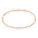 Bracelet Capucin Maille Marine Plate Or Rose - Bracelets chaîne Femme | Histoire d’Or