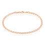 Bracelet Capucin Maille Marine Plate Or Rose