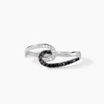 Bague Loriana Or Blanc Diamant - Bagues avec pierre Femme | Histoire d&rsquo;Or