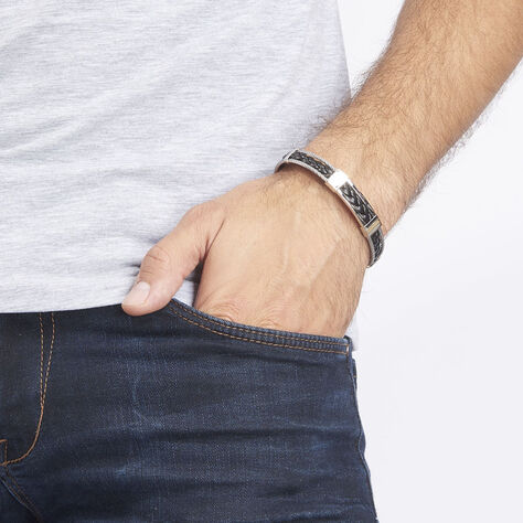 Bracelet Aichatou Or Acier Blanc - Bracelets Homme | Histoire d’Or