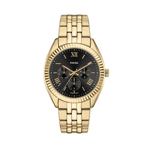 Montre Fossil Campbell Noir - F&ecirc;te des p&egrave;res Homme | Histoire d&rsquo;Or