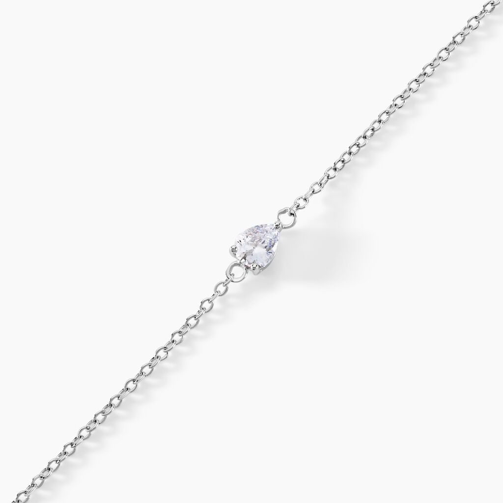 Bracelet Alda Argent Blanc Oxyde De Zirconium - Bracelets Femme | Histoire d’Or
