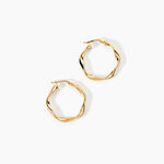 Cr&eacute;oles Falbala Or Jaune - Boucles d'oreilles cr&eacute;oles Femme | Histoire d&rsquo;Or