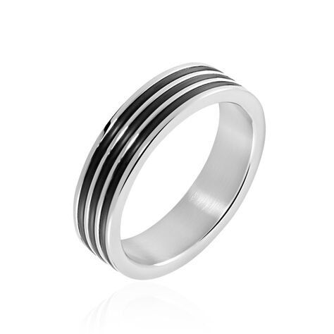 Bague Wallace Acier Blanc - Bagues fantaisie Homme | Histoire d’Or