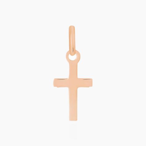 Pendentif Alyssa Croix Or Rose - Pendentifs Baptême Famille | Histoire d’Or