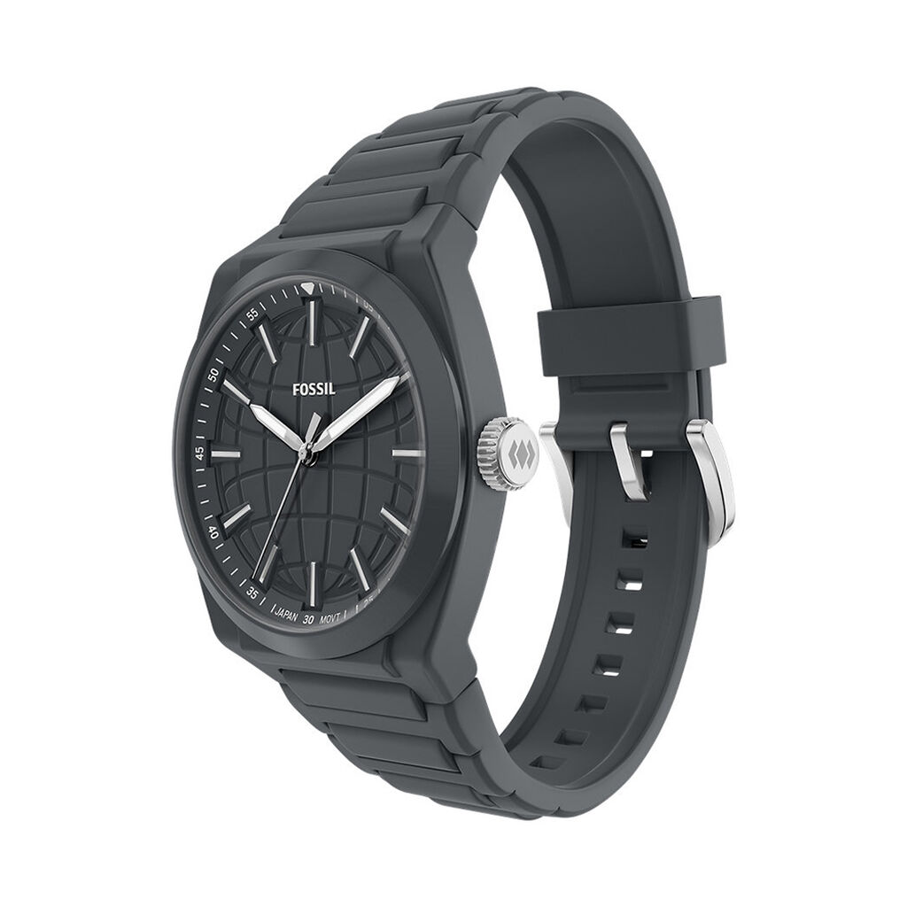 Montre Fossil Everett 3 Hand Gris - F&ecirc;te des p&egrave;res Homme | Histoire d&rsquo;Or