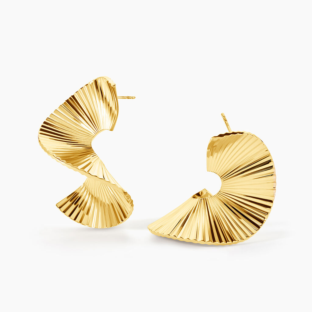 Boucles D'oreilles Pendantes Scarlett Acier Jaune - Boucles d'oreilles fantaisie Femme | Histoire d&rsquo;Or