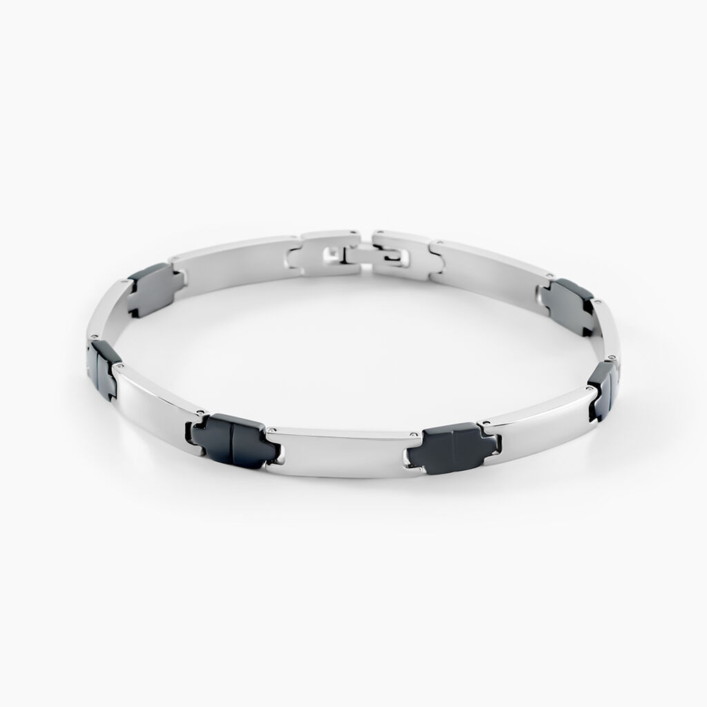Bracelet Tim Acier Blanc - Bracelets Homme | Histoire d&rsquo;Or