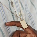 Collier Plaqu&eacute; Or Jaune Idiattis - Colliers Homme | Histoire d&rsquo;Or