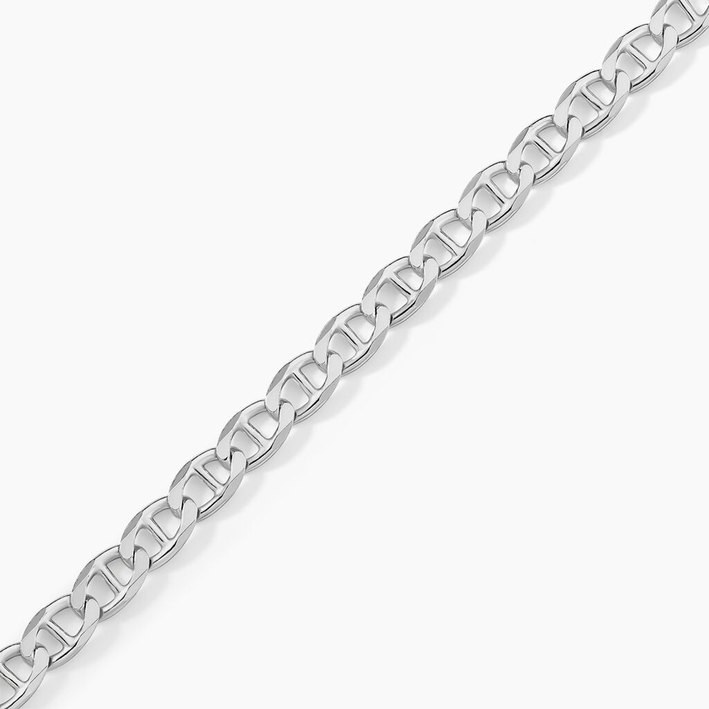 Bracelet Maille Argent Nazima - Bracelets chaîne Homme | Histoire d’Or