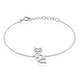 Bracelet Junien Argent Blanc Oxyde De Zirconium - Bracelets fantaisie Femme | Histoire d’Or