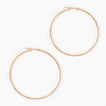 Cr&eacute;oles Anusha Plaqu&eacute; Or Jaune - Boucles d'oreilles cr&eacute;oles Femme | Histoire d&rsquo;Or