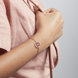Bracelet Argent Rose Urcisse Oxydes De Zirconium - Bracelets fantaisie Femme | Histoire d’Or