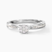 Bague Celia Or Blanc Diamant