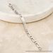 Bracelet Identité Adoline Acier Blanc Diamant - Gourmettes Homme | Histoire d’Or