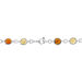 Bracelet Argent Blanc Rosalie Ambres - Bracelets Femme | Histoire d’Or