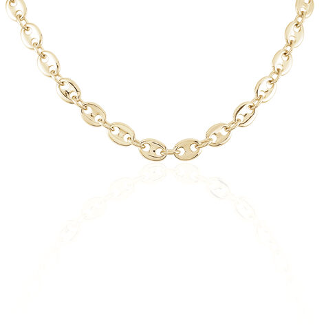 Collier William Plaqu&eacute; Or Jaune - Chaines Homme | Histoire d&rsquo;Or