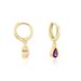 Créoles Plaqué Or Heikospinelle - Boucles d'oreilles créoles Femme | Histoire d’Or