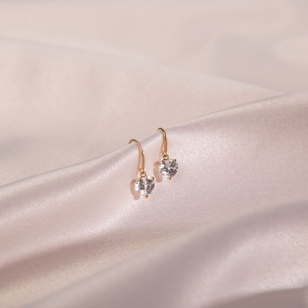 Boucles D'oreilles Djimmy Or Jaune Oxyde - Boucles d'oreilles pendantes Femme | Histoire d&rsquo;Or