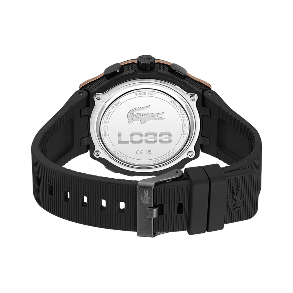 Montre Lacoste Lc33 Noir - Montres Homme | Histoire d&rsquo;Or