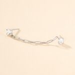 Bijou D'oreille Unitaire Nexus Argent Blanc Oxyde De Zirconium - Piercings d'oreilles Femme | Histoire d&rsquo;Or