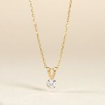 Pendentif Mabila Or Jaune Oxyde De Zirconium - Pendentifs Femme | Histoire d&rsquo;Or