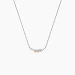 Collier Or Jaune Argent Blanc Oxyde De Zirconium - Colliers Femme | Histoire d&rsquo;Or
