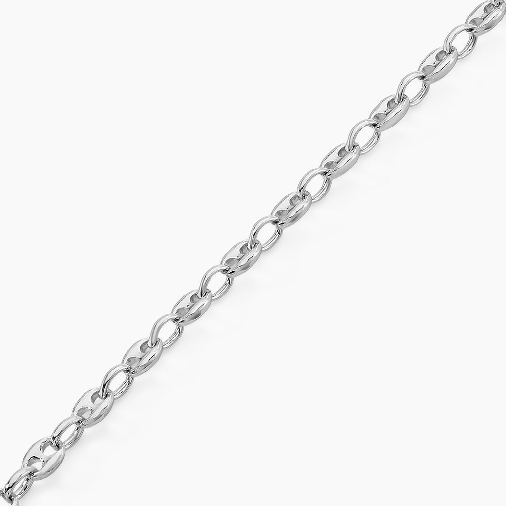 Bracelet Carrus Argent Blanc - Bracelets chaîne Femme | Histoire d’Or