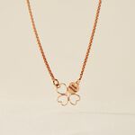 Collier Amorette Argent Rose - F&ecirc;te des m&egrave;res Femme | Histoire d&rsquo;Or