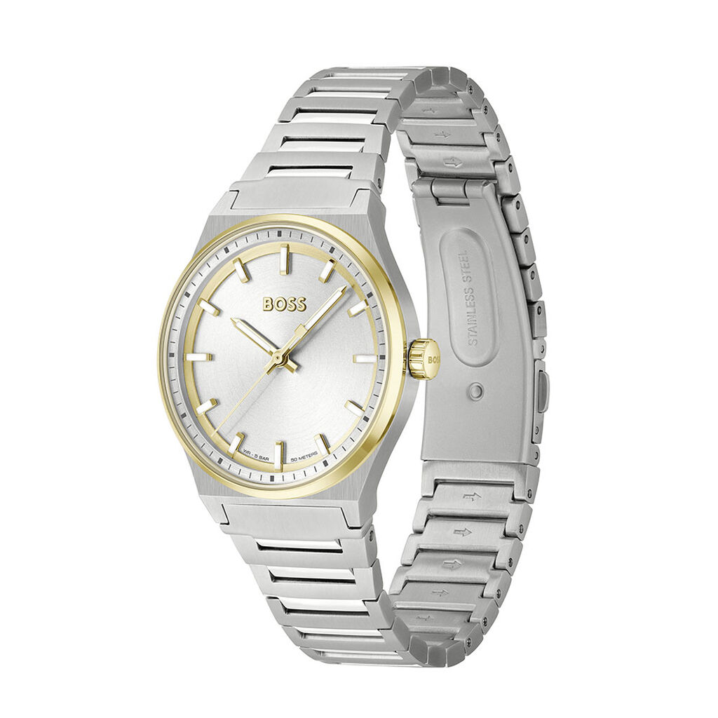 Montre Boss Candor Argenté - Montres Femme | Histoire d’Or