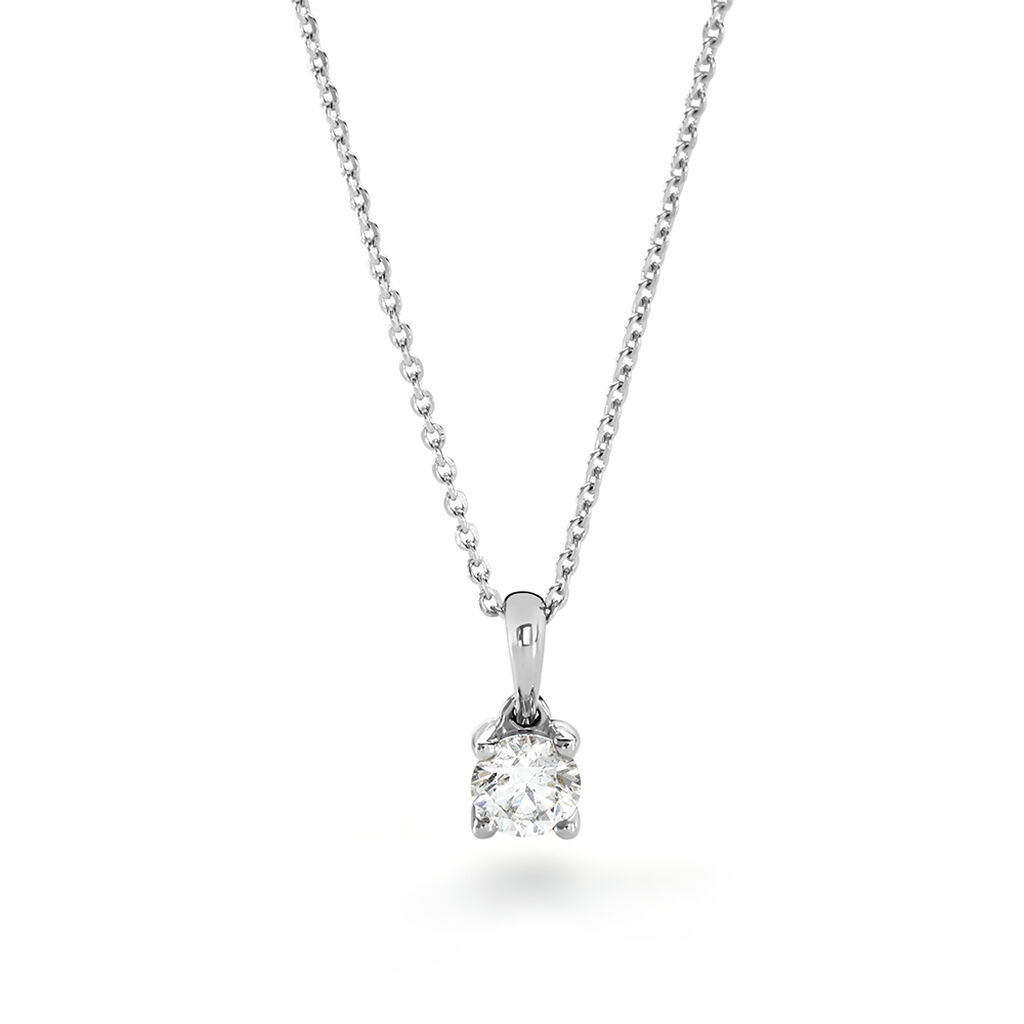 Collier One Platine Blanc Diamant - Colliers Femme | Histoire d&rsquo;Or