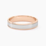 Alliance Hevan Ruban Or Bicolore - Alliances Unisex | Histoire d&rsquo;Or