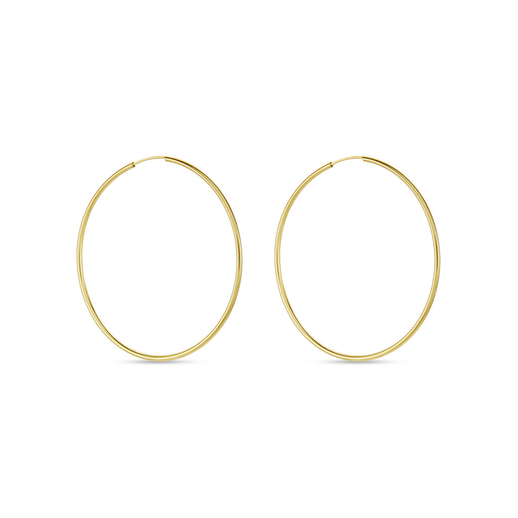 Créoles Dominae Or Jaune - Boucles d'oreilles créoles Femme | Histoire d’Or