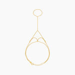 Bijou De Main Irina Argent Jaune - Bracelets Femme | Histoire d&rsquo;Or