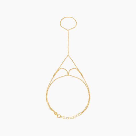 Bijou De Main Irina Argent Jaune - Bracelets Femme | Histoire d&rsquo;Or