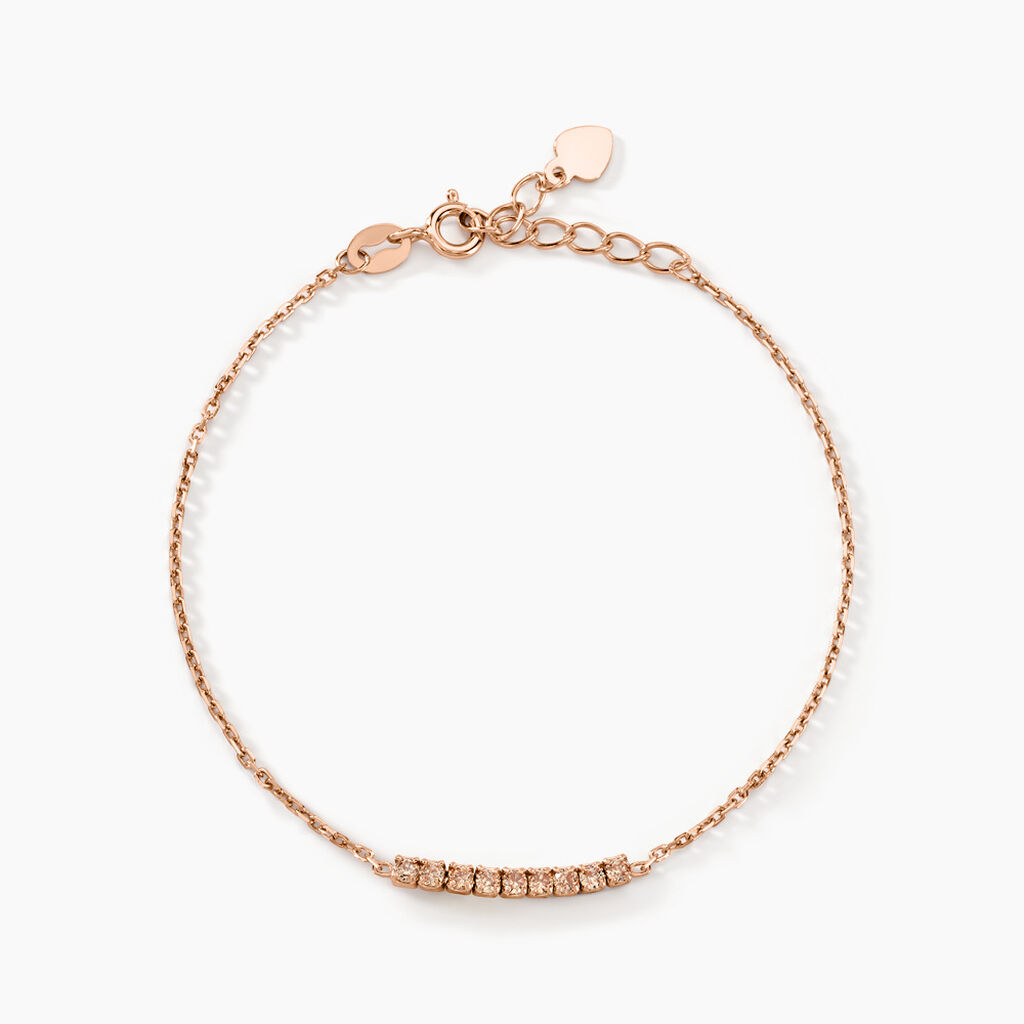 Bracelet Rio Tennis Argent Rose Oxyde De Zirconium - Bracelets Femme | Histoire d’Or