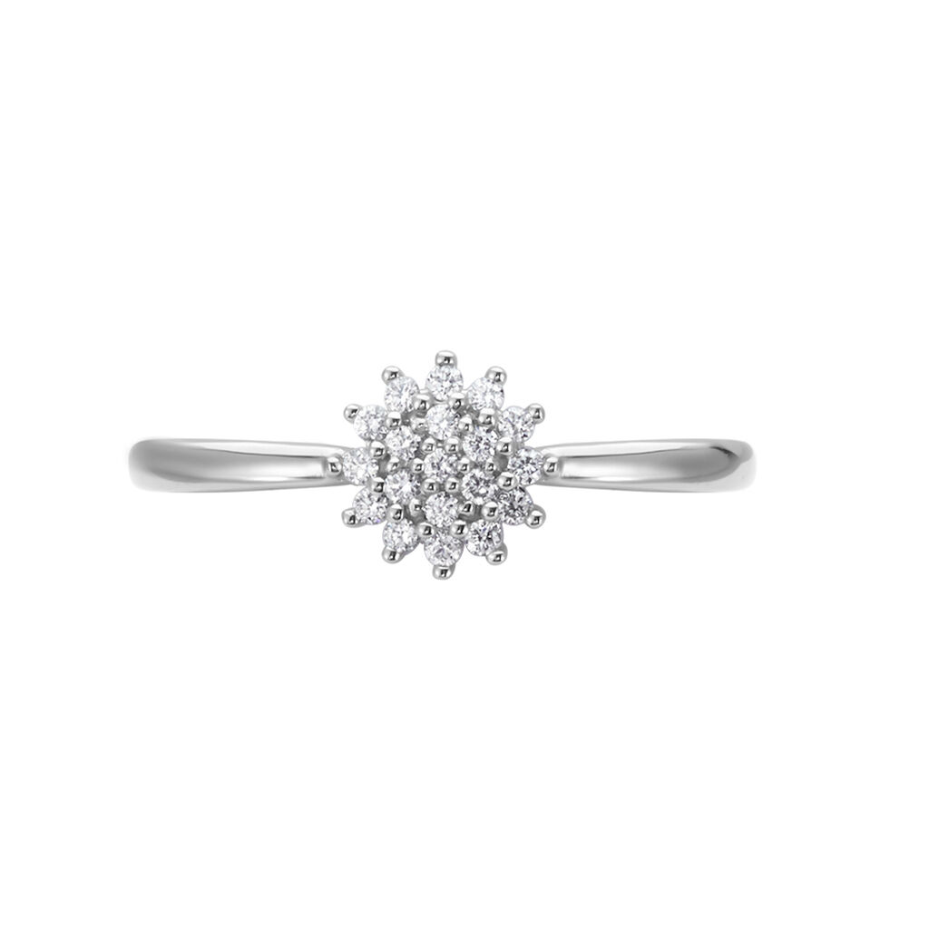 Bague Platine Alden Diamants - Bagues avec pierre Femme | Histoire d’Or