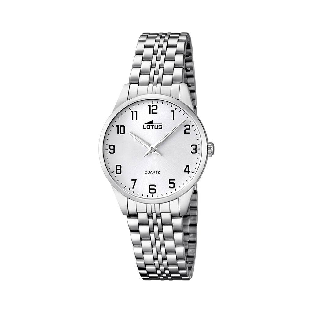 Montre Lotus Classique 31 Argent&eacute; - Montres Femme | Histoire d&rsquo;Or