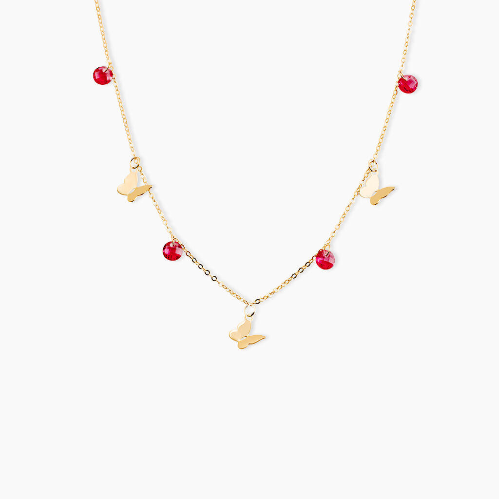 Collier Phyliss Or Jaune Oxyde De Zirconium - Colliers Enfant | Histoire d&rsquo;Or