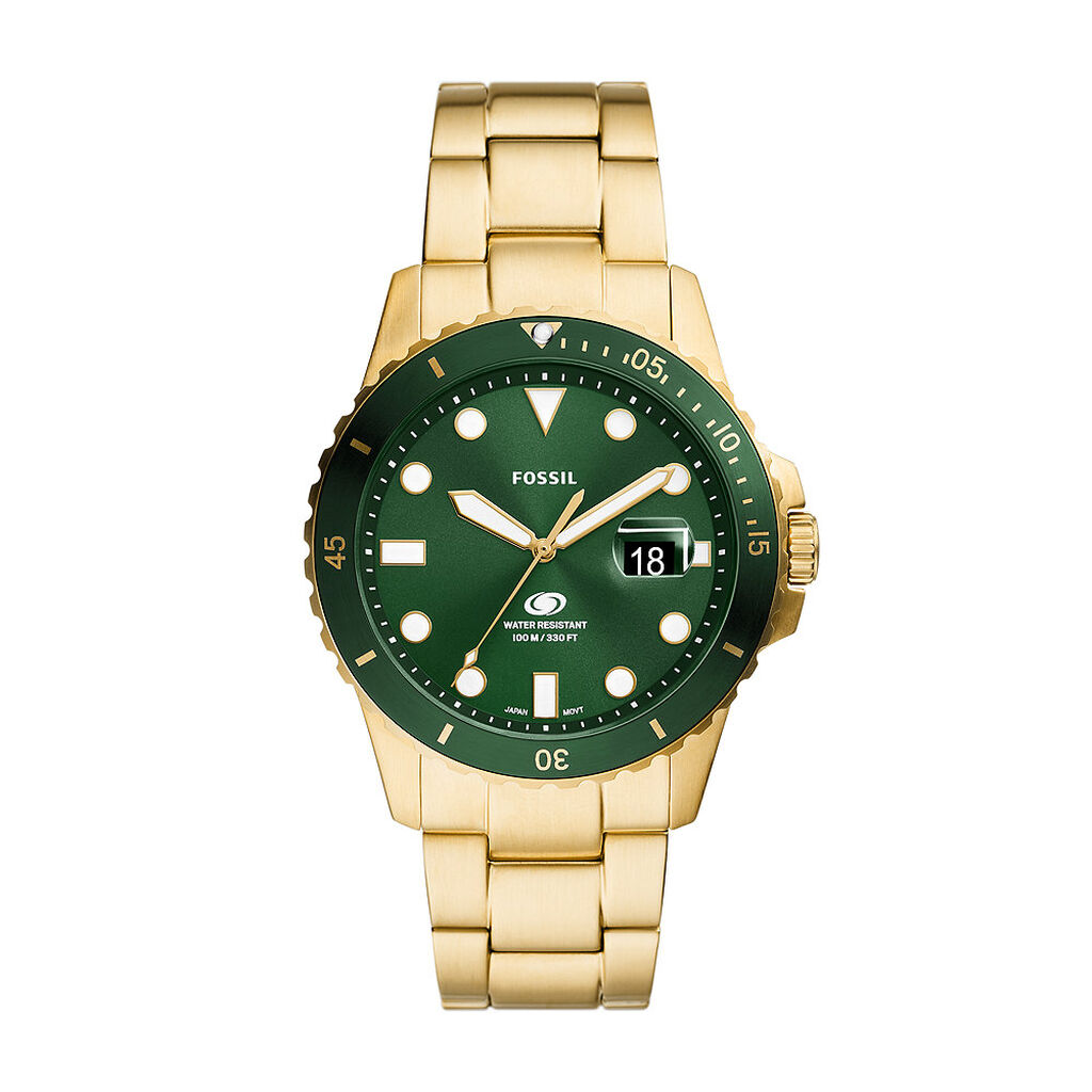 Montre Fossil Blue Dive Vert - Montres Homme | Histoire d’Or