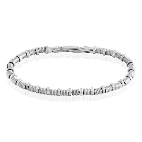Bracelet Bryann Acier Gris - Bracelets Homme | Histoire d&rsquo;Or