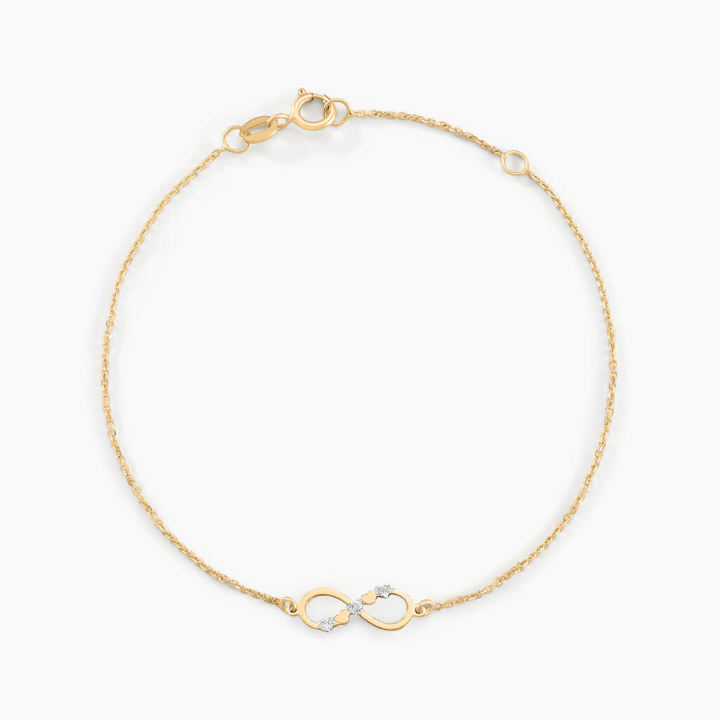 Bracelet Thyra Or Jaune - Bracelets Coeur Femme | Histoire d’Or