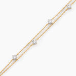 Bracelet Or Jaune Eclat D'etoile Oxyde De Zirconium - Bracelets Femme | Histoire d&rsquo;Or