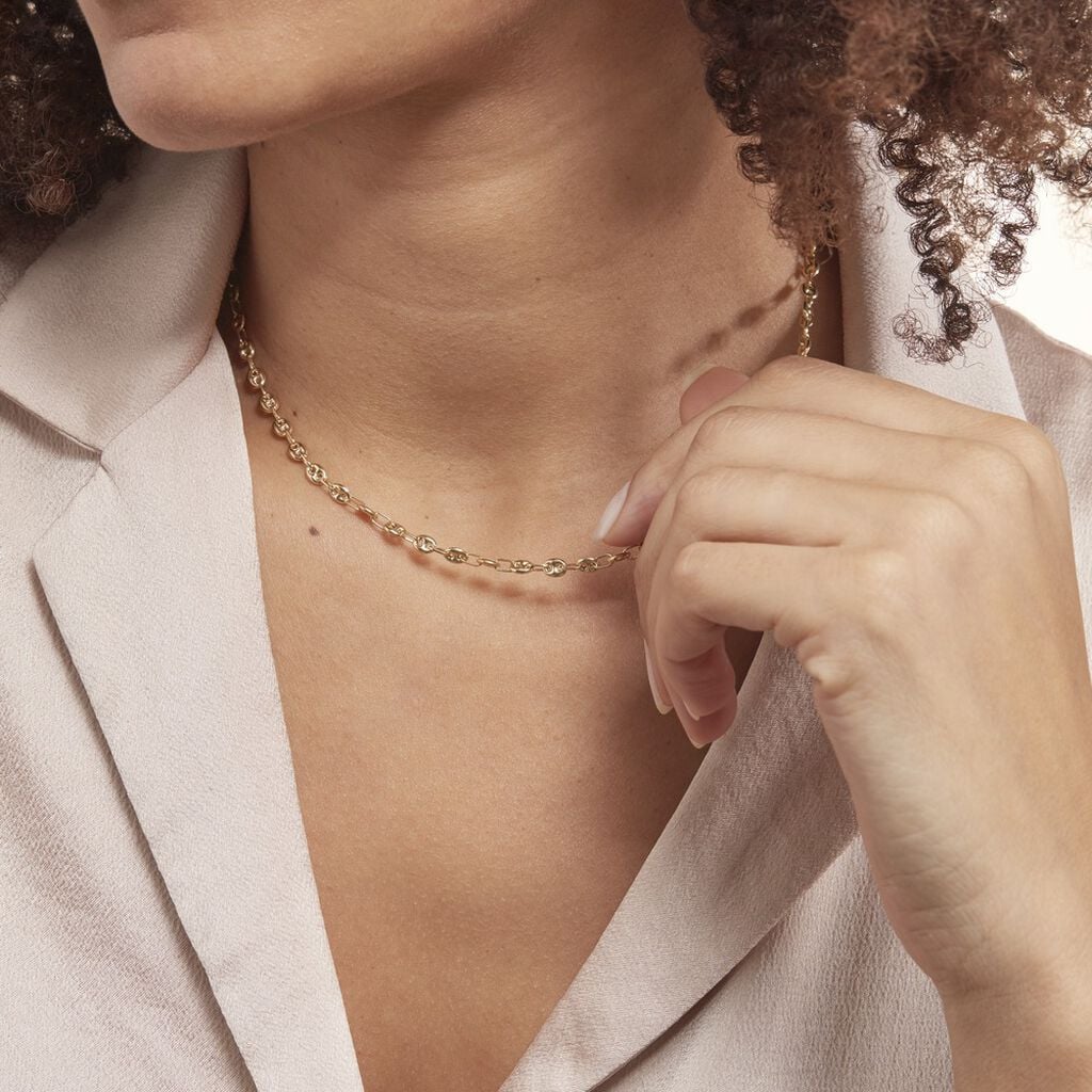 Collier Maille Dami Or Jaune - Chaines Femme | Histoire d&rsquo;Or