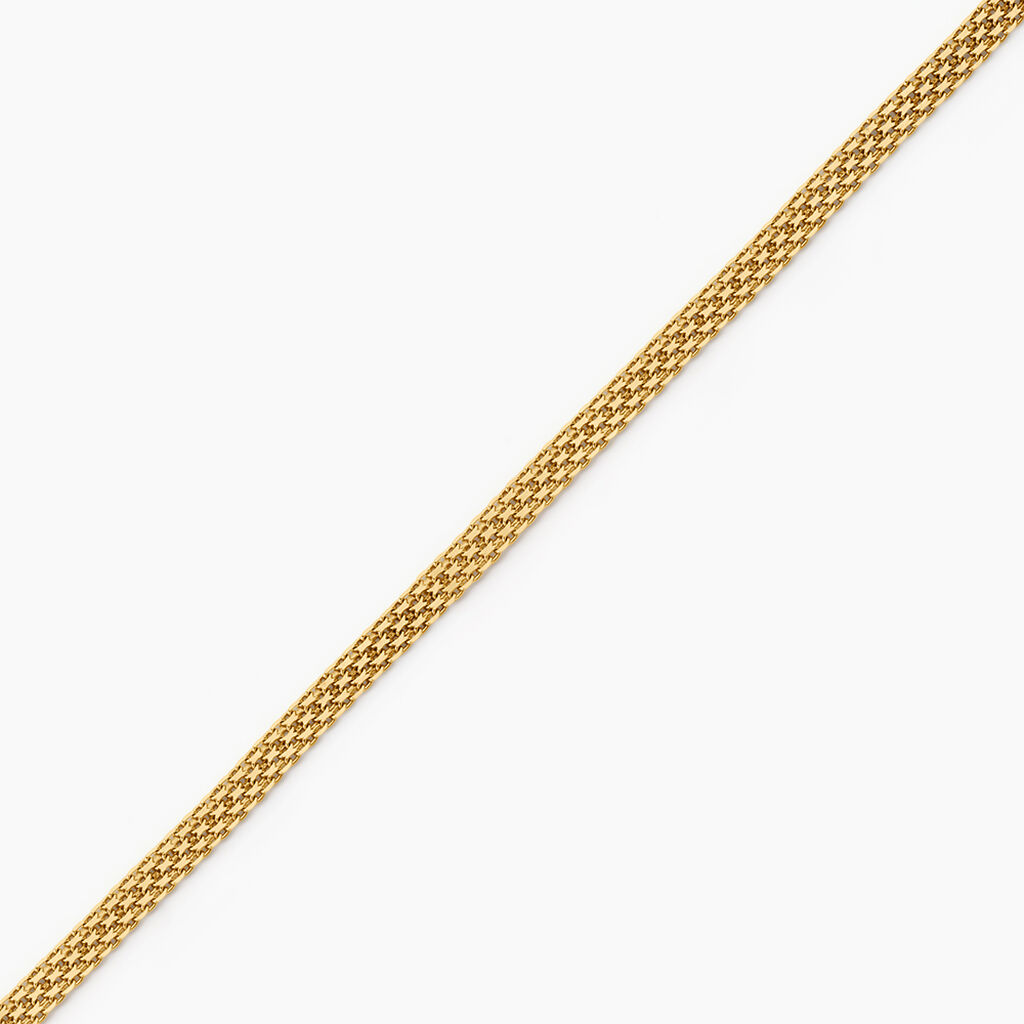 Bracelet Olfa Argent Dor&eacute; A L'Or 750/1000 - Bijoux sans pierre Femme | Histoire d&rsquo;Or