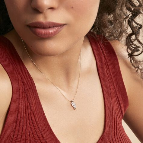 Collier Or Jaune Ricoria Diamants - Colliers Femme | Histoire d’Or