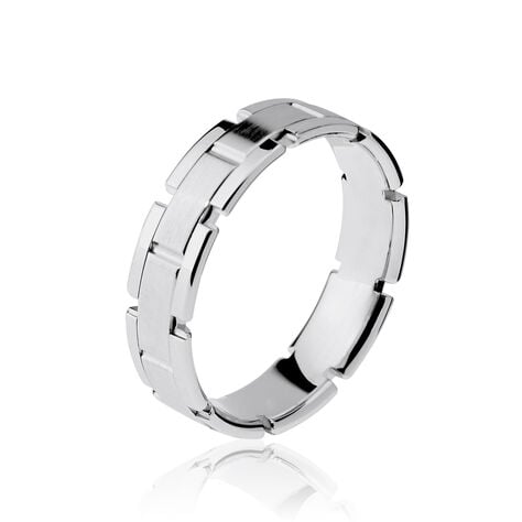 Alliance Maille Or Blanc - Alliances Unisex | Histoire d&rsquo;Or