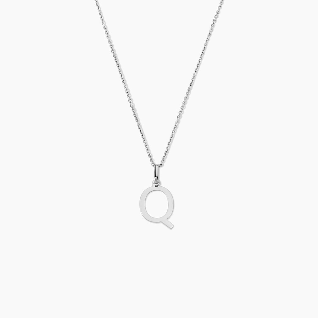 Pendentif Ionia Lettre Or Blanc - Pendentifs Famille | Histoire d&rsquo;Or