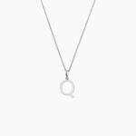 Pendentif Ionia Lettre Or Blanc - Pendentifs Famille | Histoire d&rsquo;Or